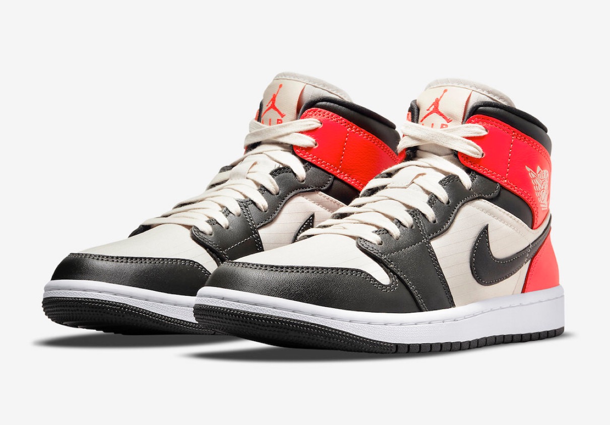 つま黒を彷彿とさせる Nike Wmns Air Jordan 1 Mid SE “Newsprint”が ...