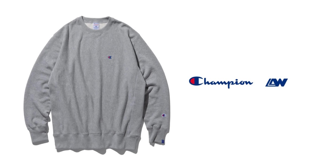 Champion × LOOPWHEELER 尾花大輔が手がけた500枚限定スウェットシャツ