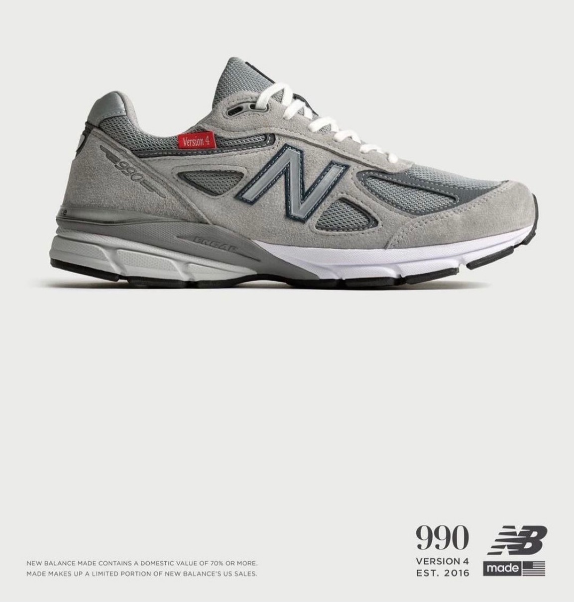 New Balance M990 VS4 グレー V4 40周年記念モデル