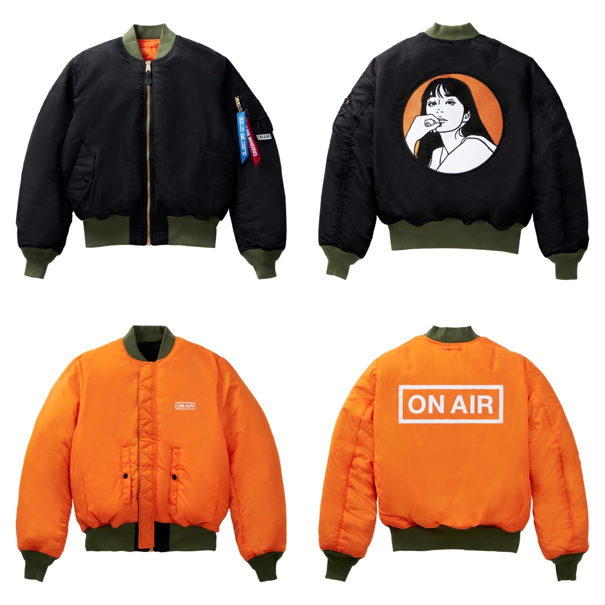 ON AIR / Alpha Industries MA-1 Bomber Ja - ミリタリージャケット