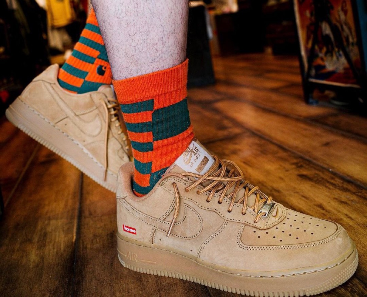 Nike × Supreme】Air Force 1 Low “Wheat”が2022FW 国内12月11日にリストック予定 ［DN1555-200］  | UP TO DATE