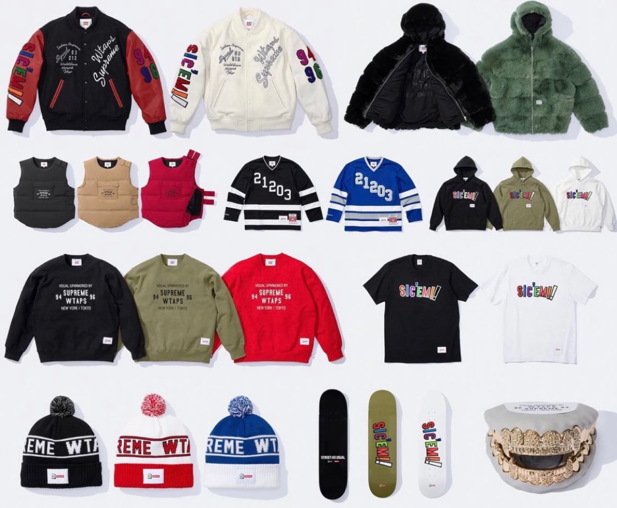 21AW Supreme WTAPS Sic'em! Skateboard 最大44%OFFクーポン - スケートボード