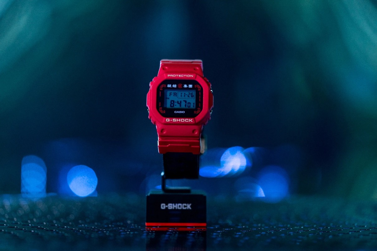 CLOT × G-SHOCK コラボウォッチ第3弾『DW-5600BBN』が11月26日に発売 