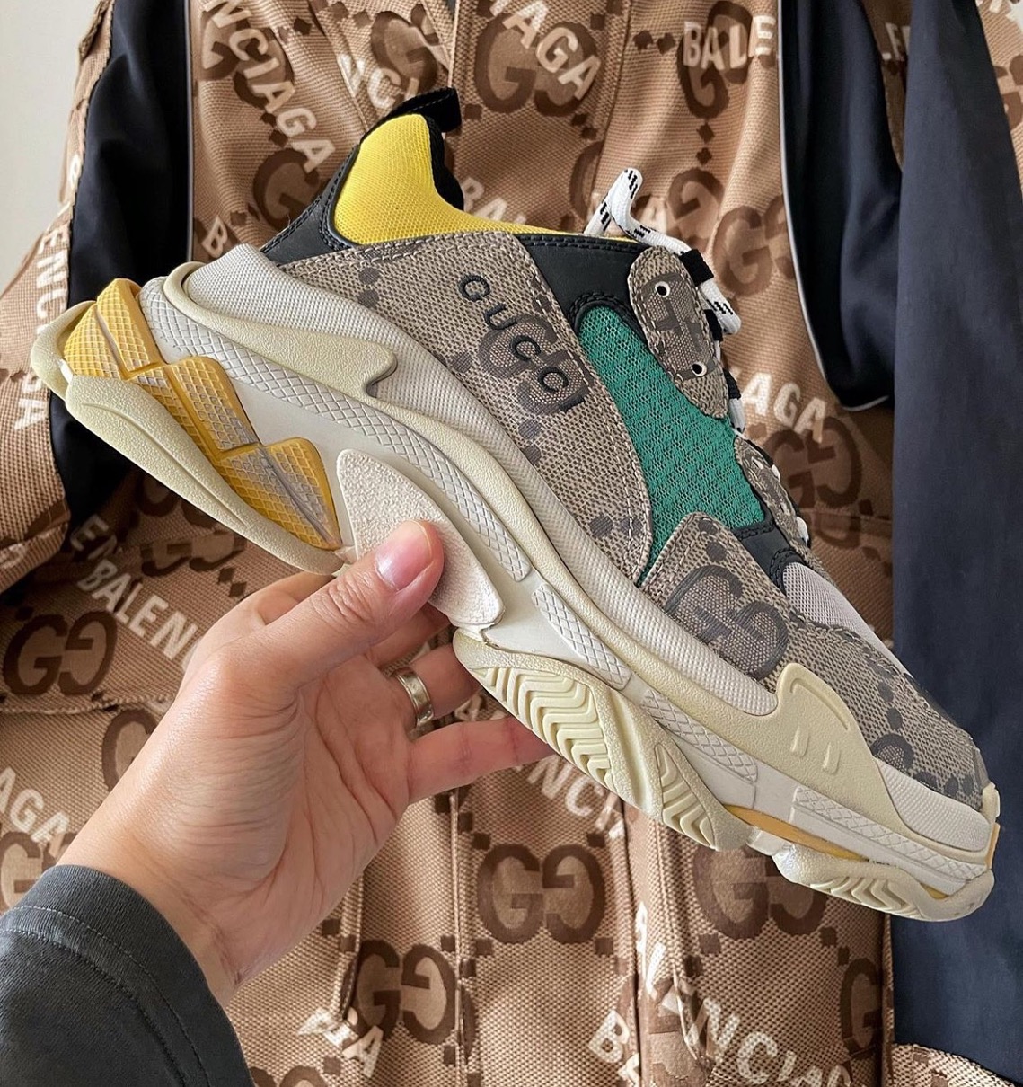 ザ ハッカー プロジェクト Triple S グッチ　バレンシアガ　40　コラボ