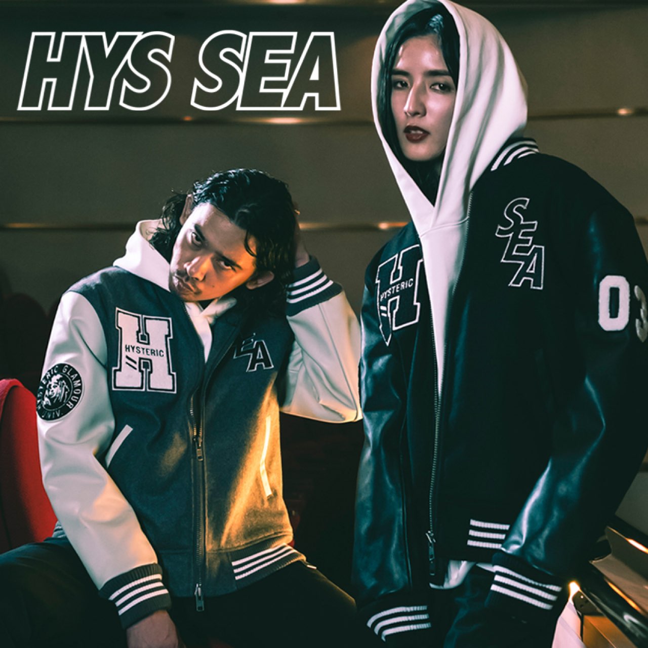 55%OFF!】 HYSTERIC GLAMOUR wind and sea スタジャン tdh
