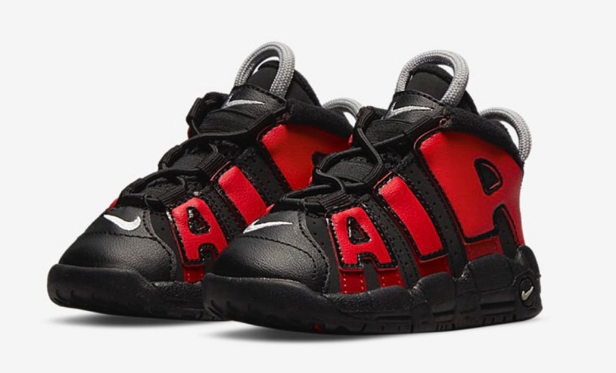 【Nike】Air More Uptempo '96 “Black and University Red”が国内4月 ...