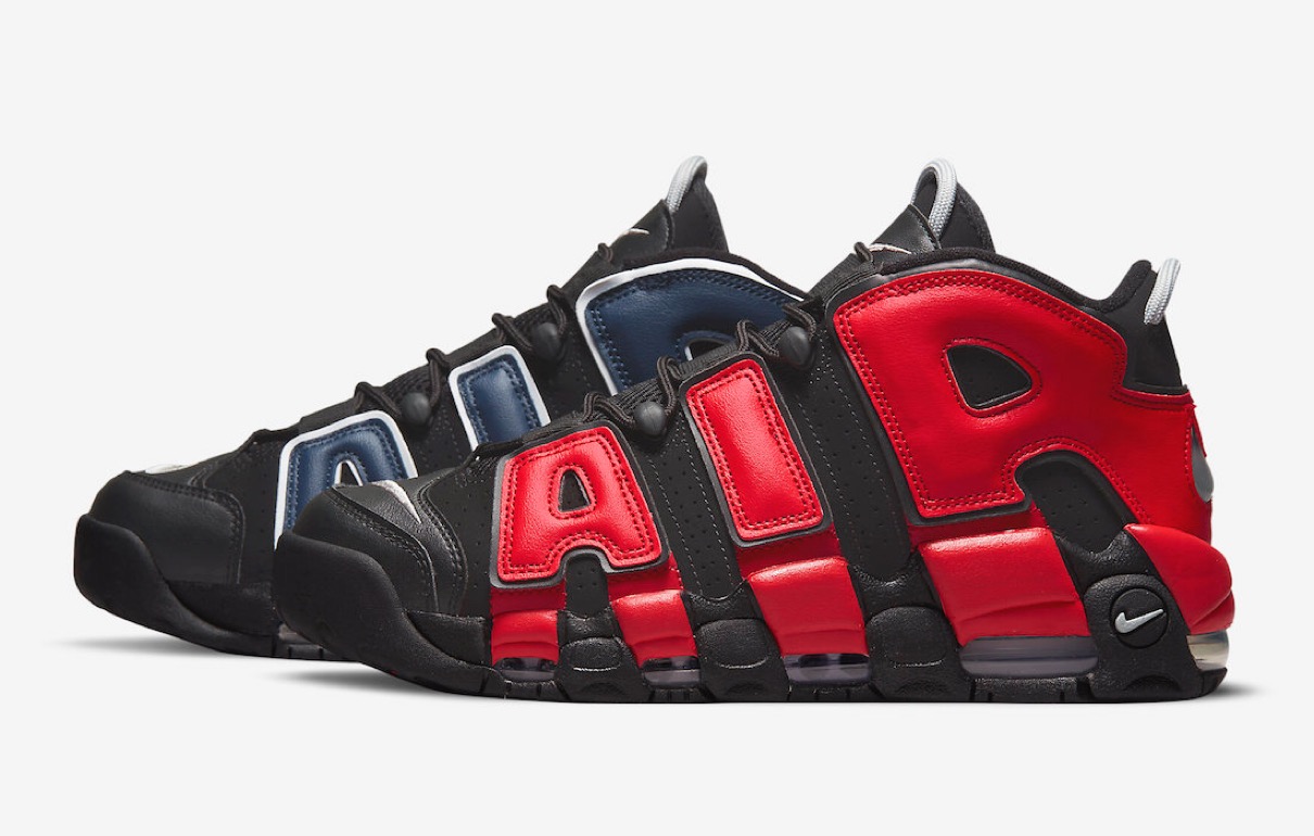 Nike】Air More Uptempo '96 “Black and University Red”が国内4月15日 