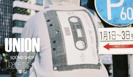 SOUND SHOP balansa × UNION コラボコレクションが国内11月19日に発売