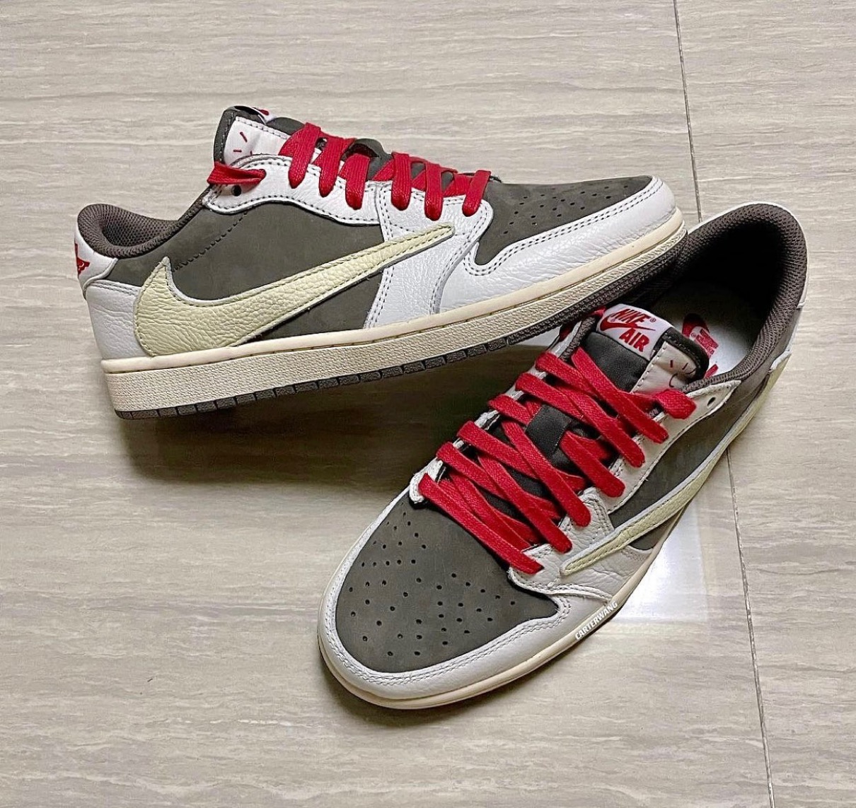 Travis Scott × Nike Air Jordan 1 Low OG SP “Reverse Mocha”が国内7 