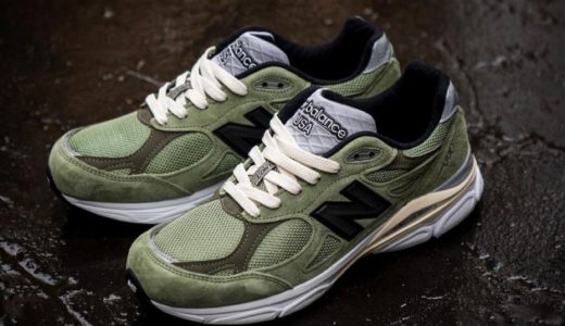 JJJJound × New Balance 990v3 “Olive”が国内3月4日／3月19日に発売予定