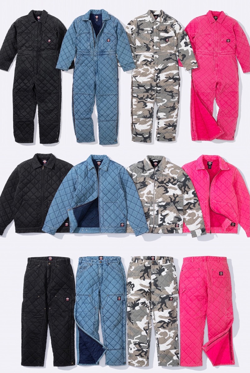 Supreme × Dickies 2021FW Week18が国内12月25日に発売予定【全商品 ...