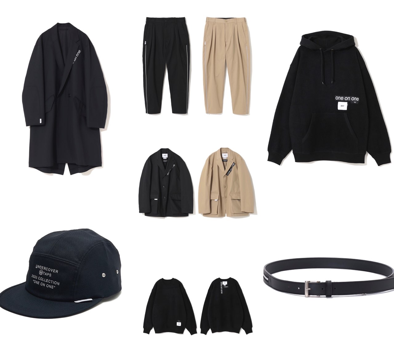 WTAPS × UNDERCOVER 2022 “ONE ON ONE”コラボコレクションが国内1月8日