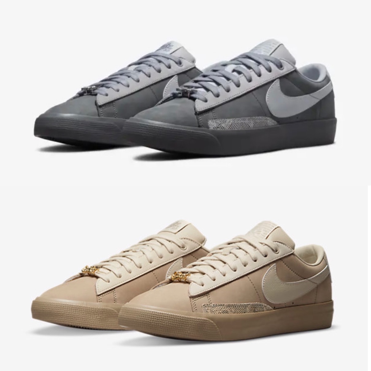 【本物保証 /関税・送料無料】FPAR × Nike SB Blazer Low FPAR Nike SB Blazer Low Cool Grey ナイキ SBブレーザーロー