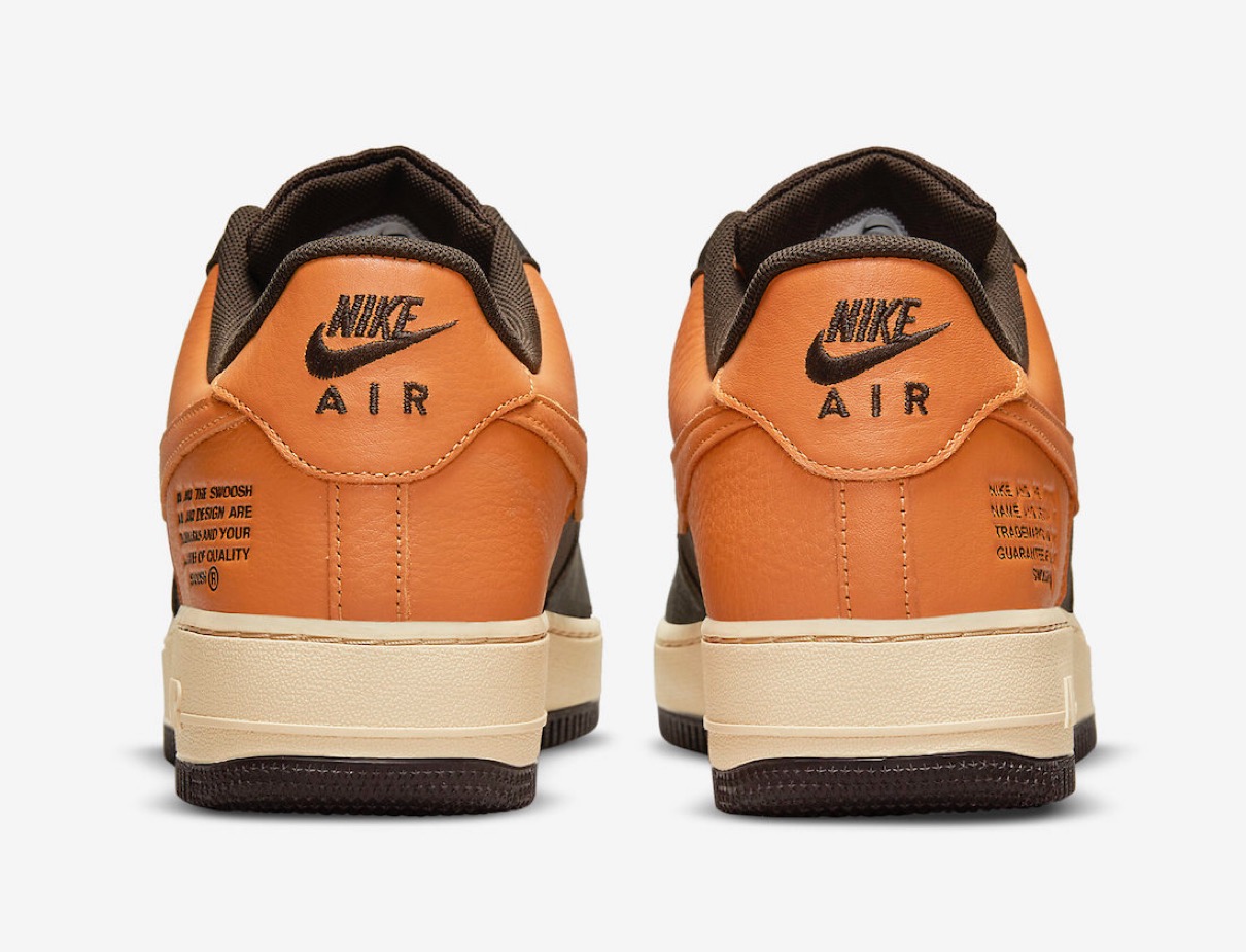 Nike Air Force 1 GTX “Velvet Brown/Hot Curry”が国内12月8日より発売