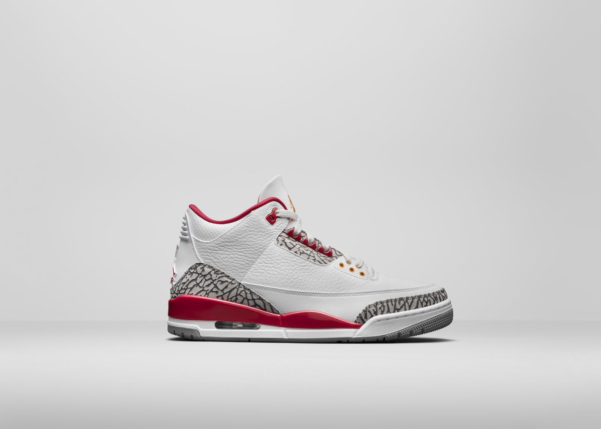 Nike】Air Jordan 3 Retro “Cardinal Red”が国内2月24日に発売予定