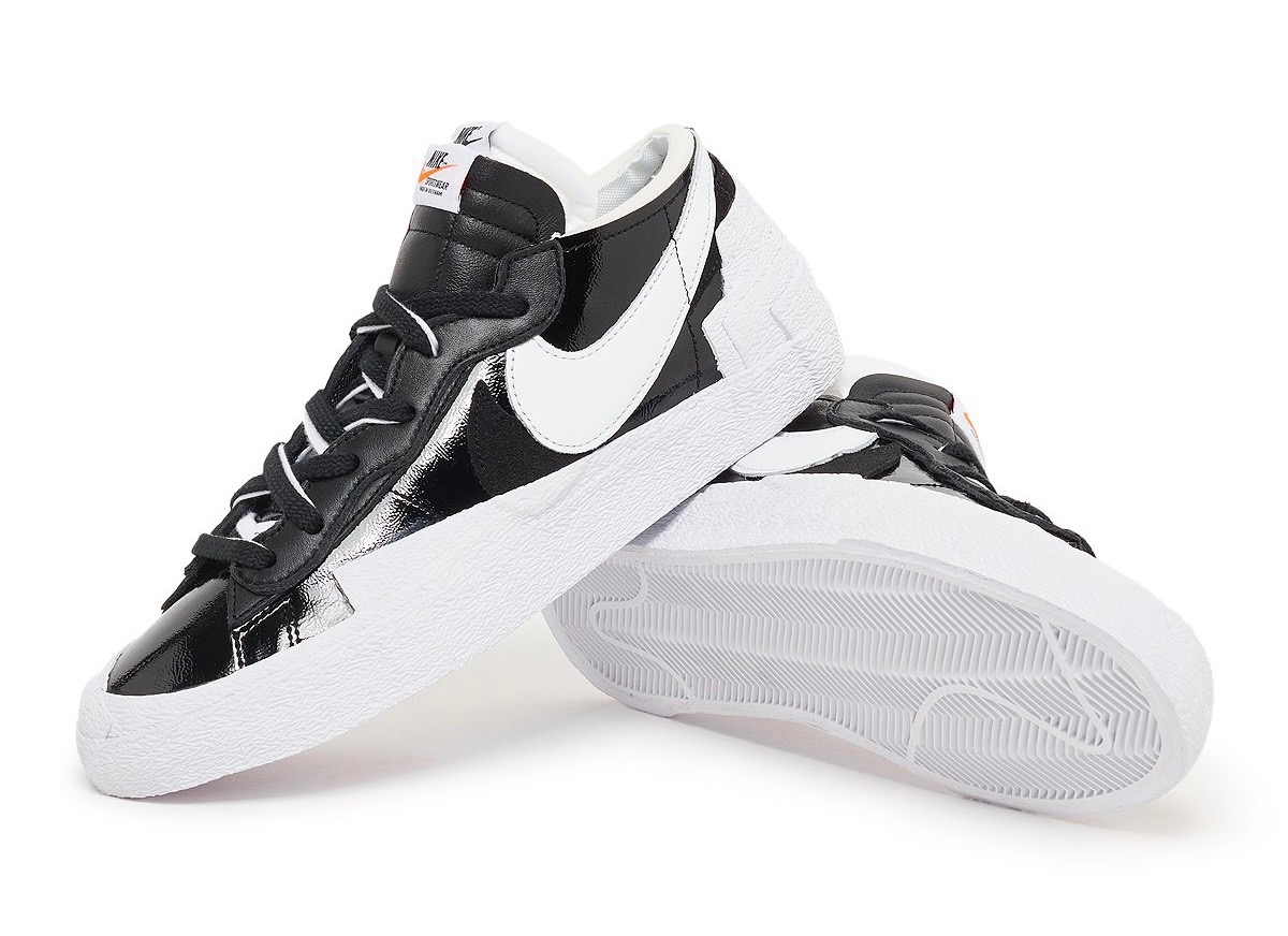 Sacai × Nike】Blazer Low “White Patent” & “Black Patent”が国内3月 ...