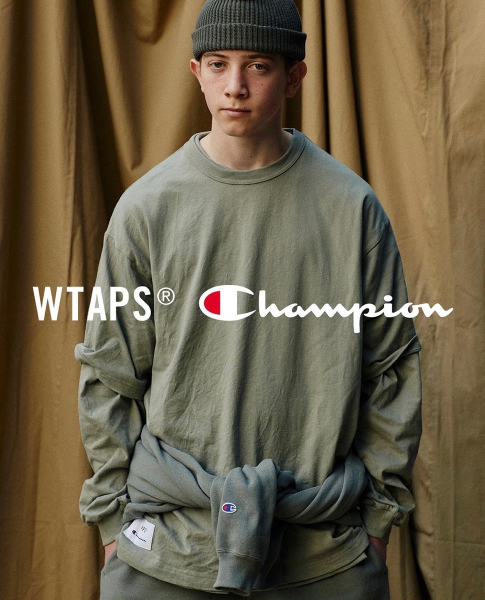 WTAPS CHAMPION ACADEMY CREW NECK X-LARGE | angeloawards.com