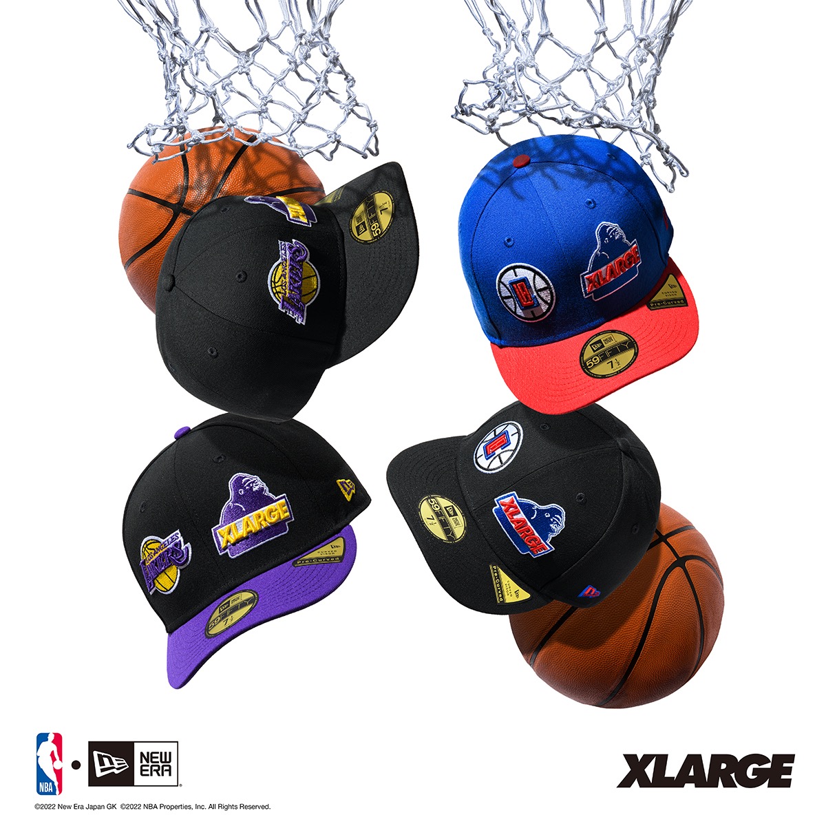 XLARGE × NBA × New Era® トリプルコラボコレクションが国内1月22日に 