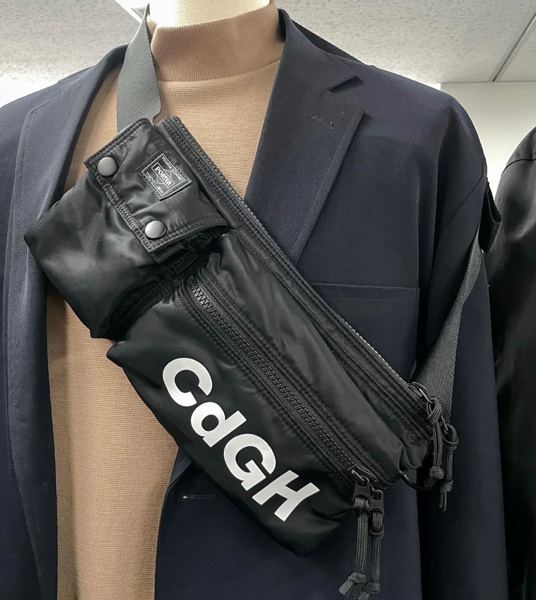 COMME des GARÇONS HOMME × PORTER コラボバッグが2022年8月に発売予定