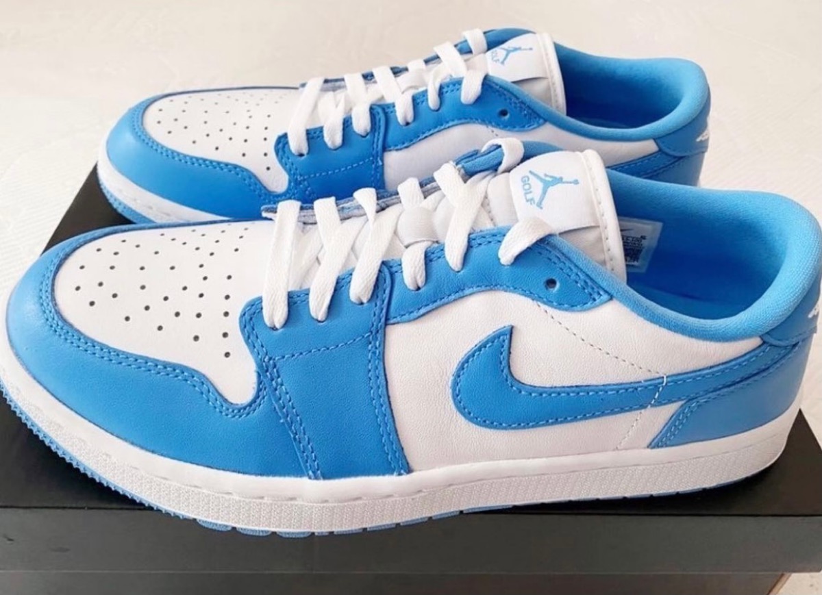 uncAIR JORDAN1 LOW GOLF UNC