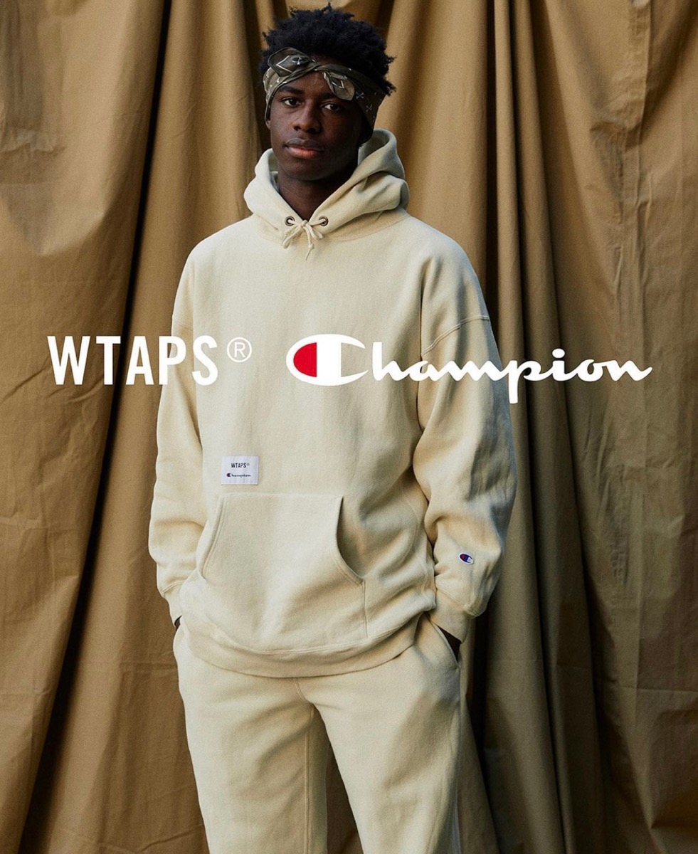 wtaps x champion academy hooded - トップス