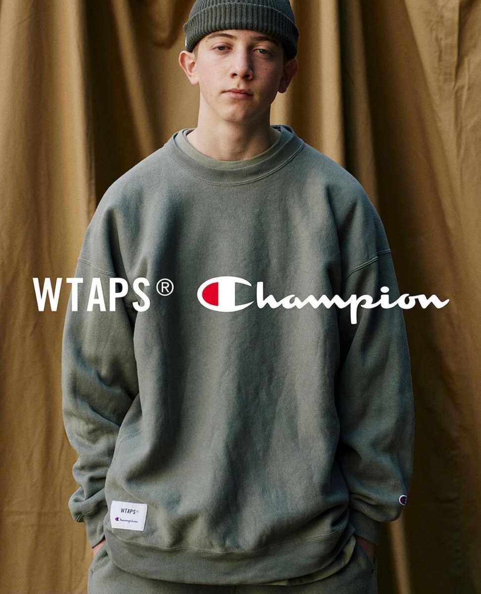 【チャンピオ】 W)taps - WTAPS CHAMPION コラボ フーディ パーカー Lサイズの サイズ