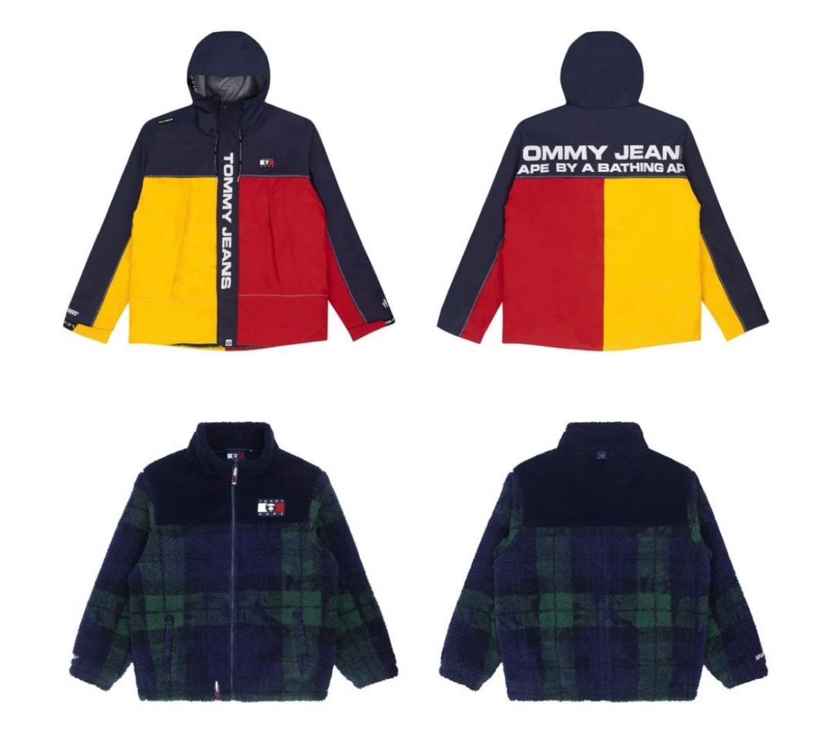 AAPE × TOMMY JEANS】コラボコレクション第2弾が国内1月18日に発売予定