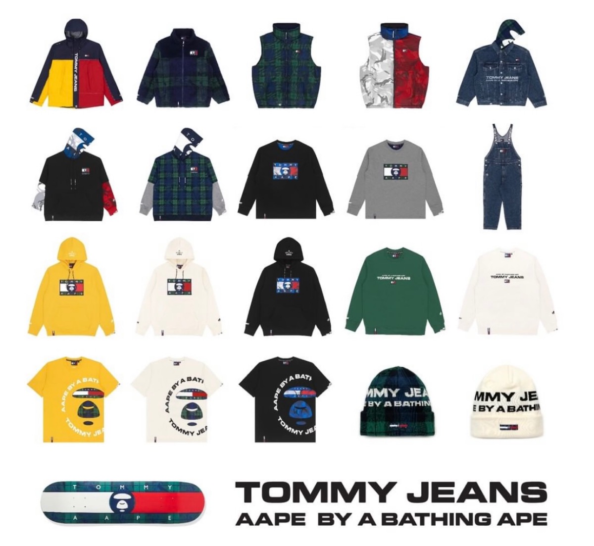 TOMMY AAPE トミー エイプ コラボ ナイロン ジャケット-