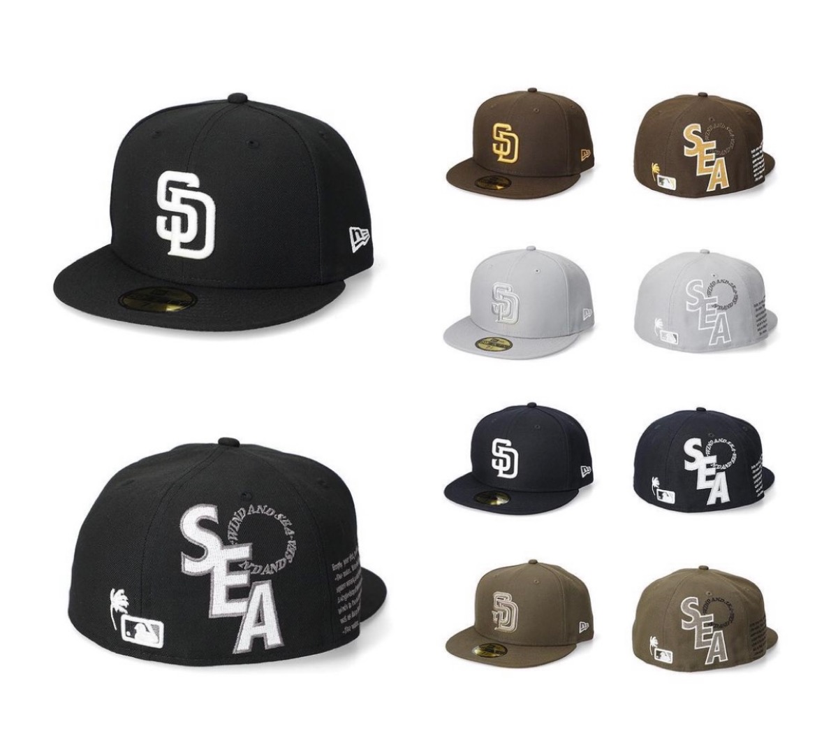 NEW ERA® × San Diego Padres × WIND AND SEA コラボアイテムが国内1月15日より発売 | UP TO DATE