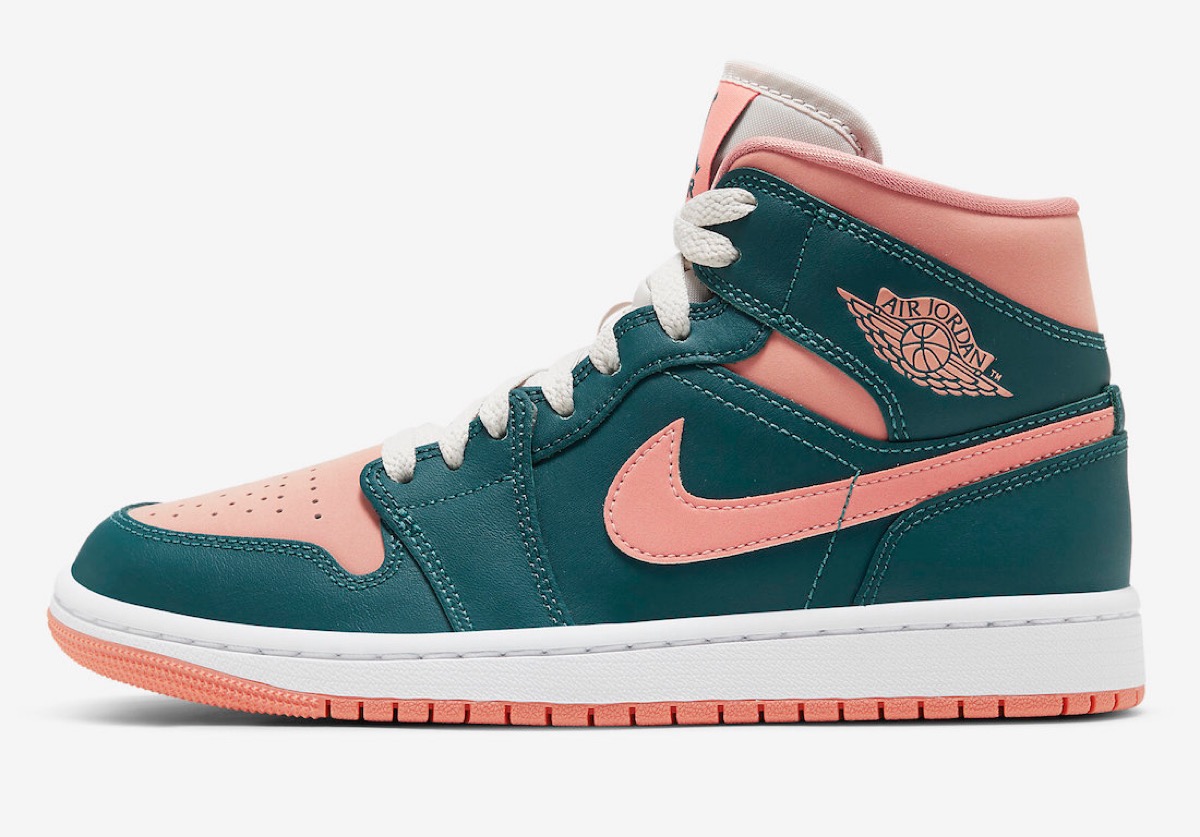 Nike Wmns Air Jordan 1 Mid “Dark Teal Green”が国内4月21日/4月26日