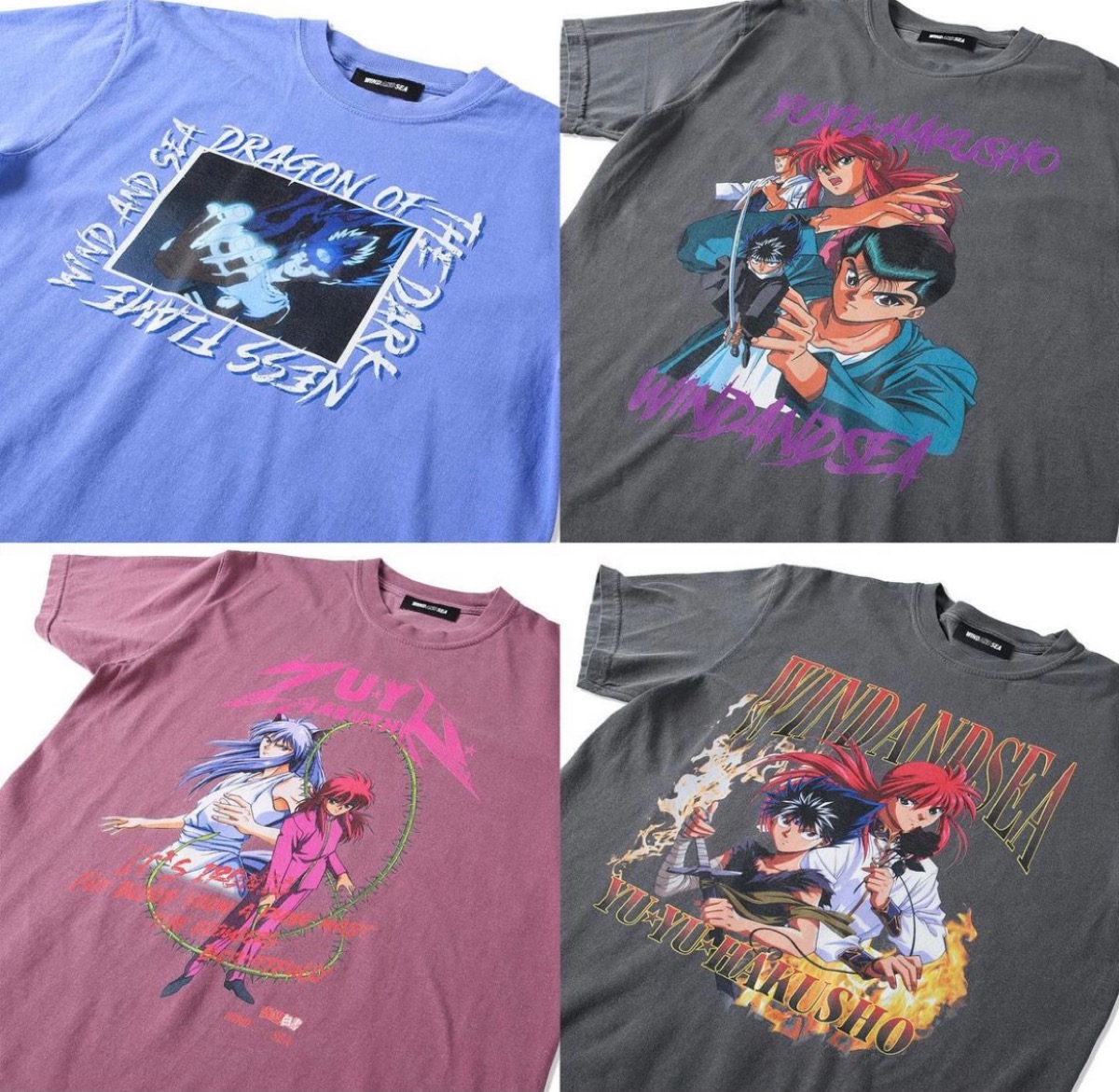 WIND AND SEA』ウィンダンシー (XL) 幽遊白書コラボTシャツ-