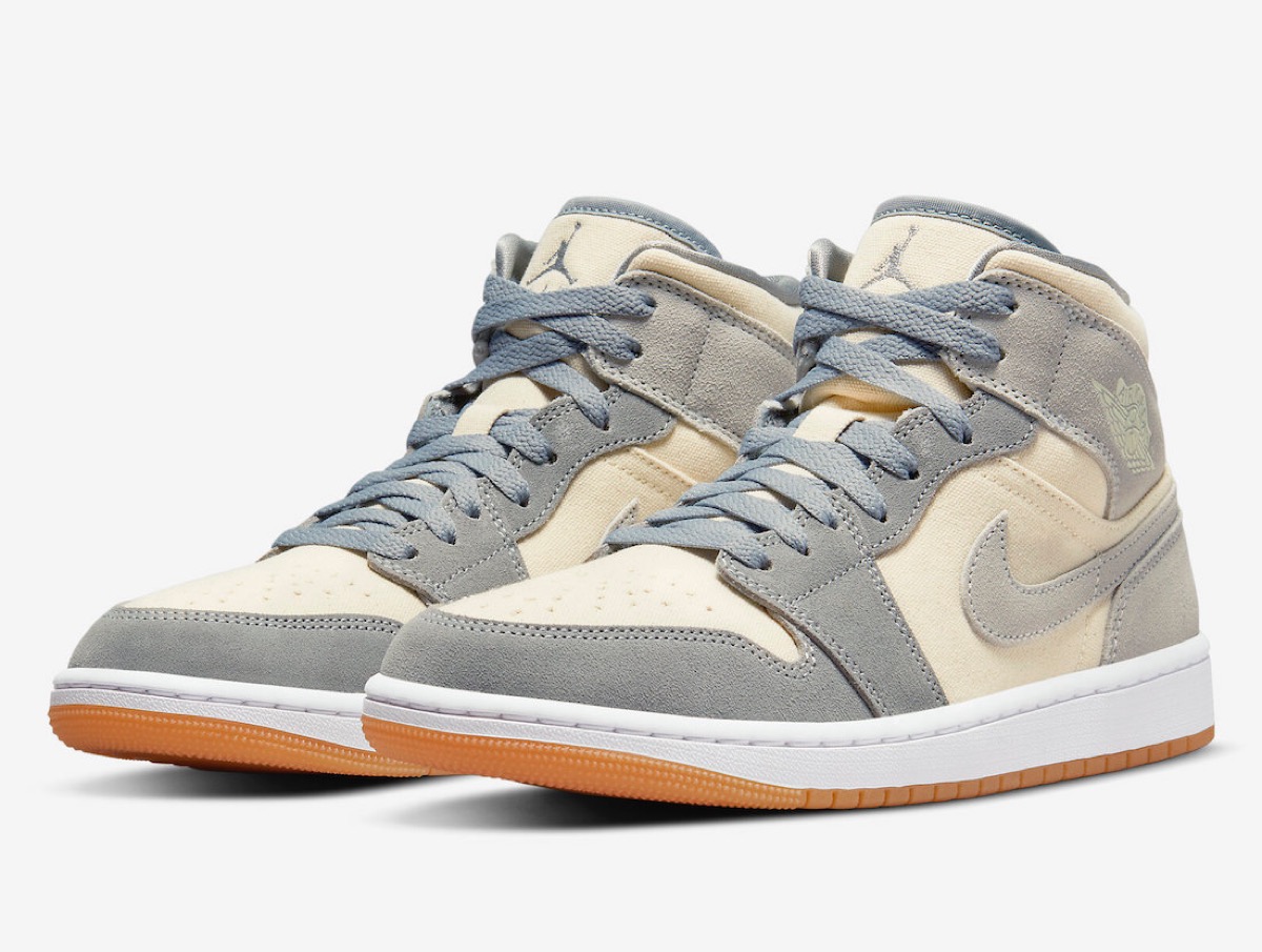 Nike Air Jordan 1 Mid SE “Coconut Milk/Particle Grey”が国内2月25日 ...