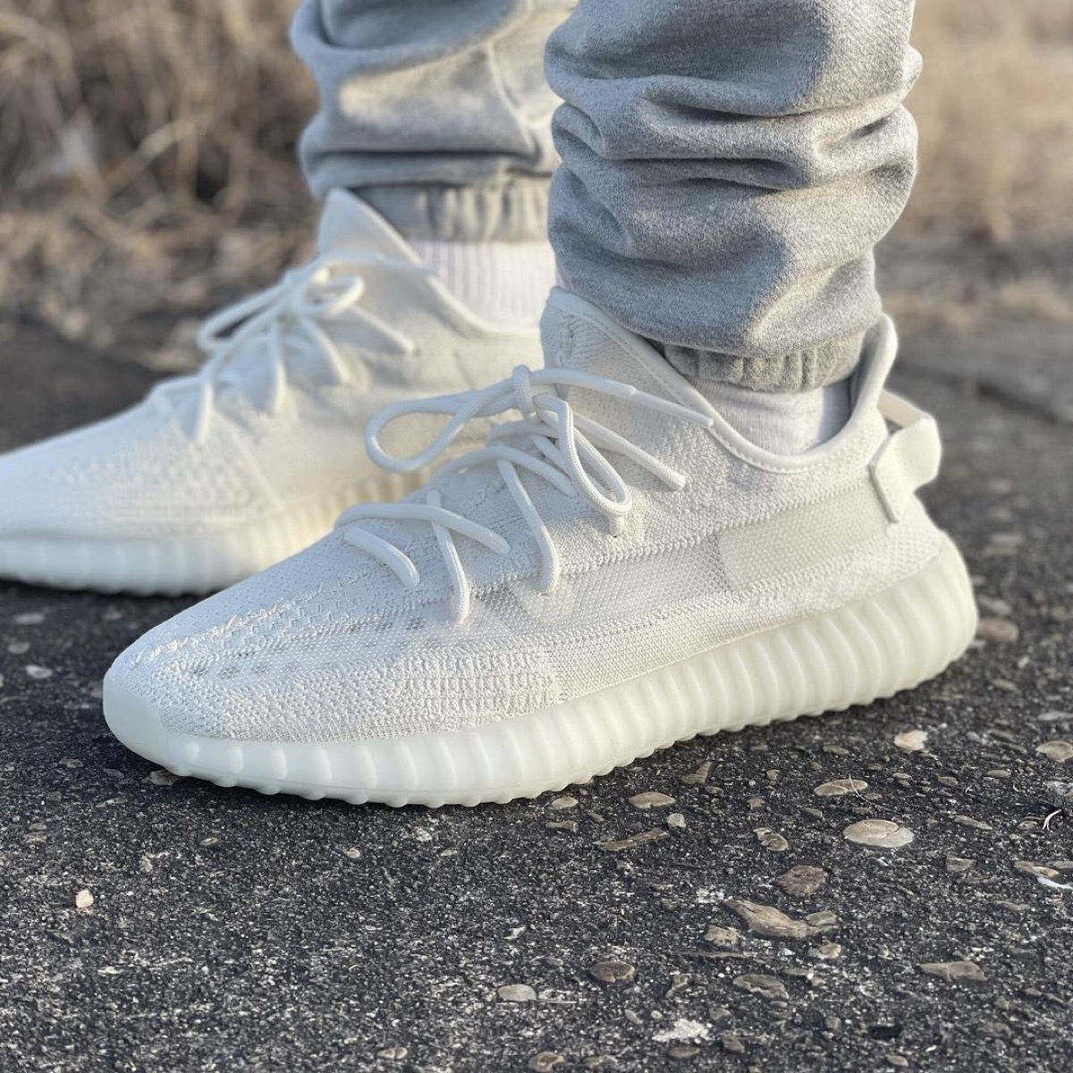 YEEZY BOOST 350 V2/イージーブースト/26.5cm/WHT/PVC/ホワイト/白