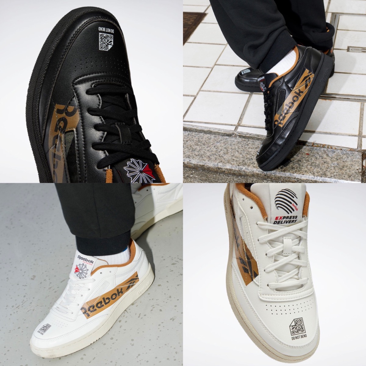 Reebok × BlackEyePatch 宅配便に着想した『Club C 85』が国内2月22日より発売 | UP TO DATE