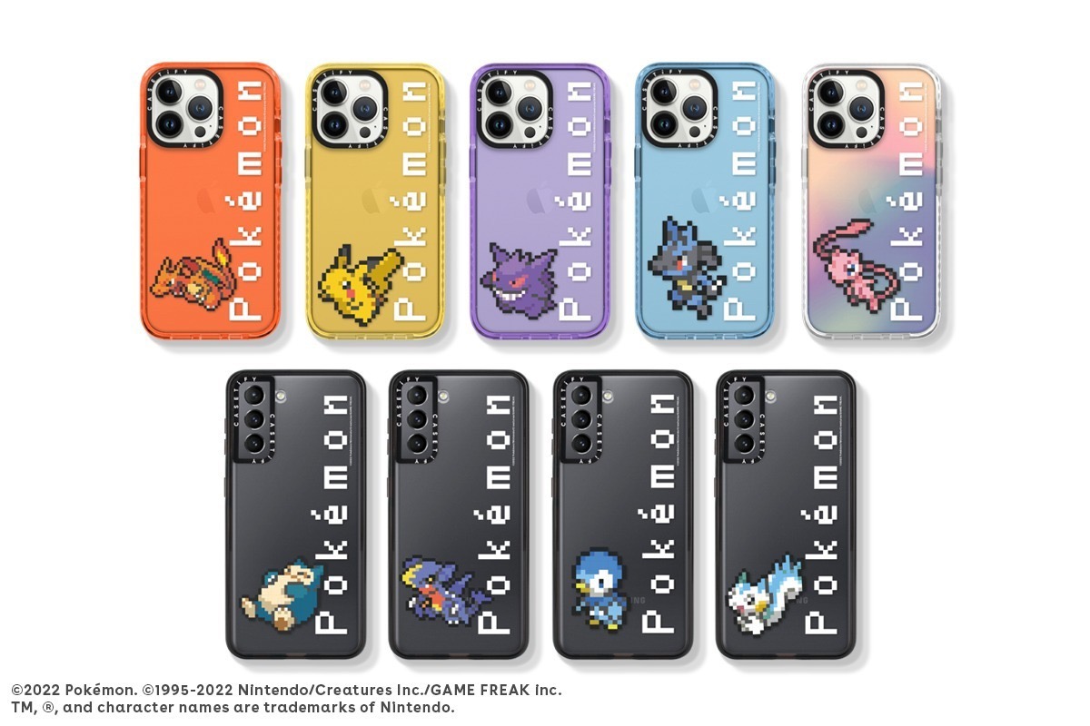 Pokémon × CASETiFY ピクセルアートのコラボコレクションが国内3月22日