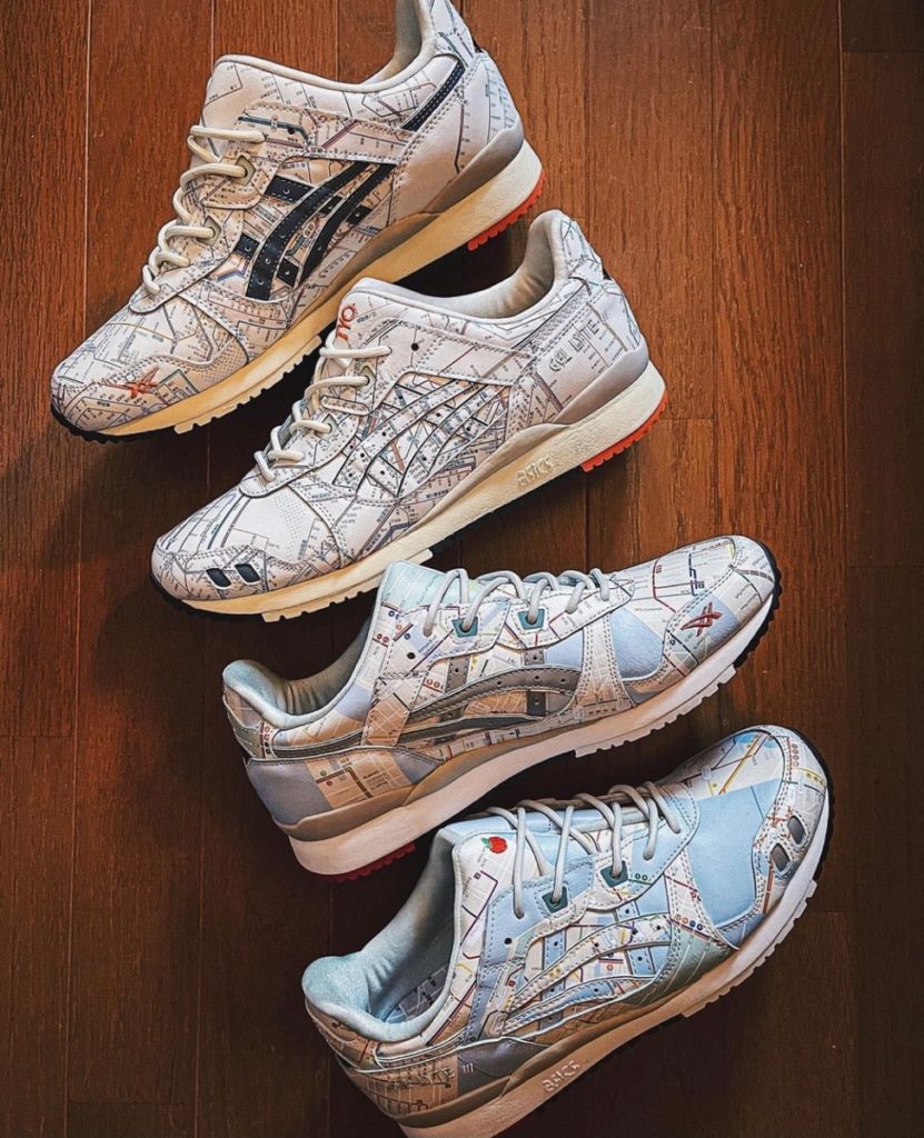 atmos × ASICS GEL-LYTE III OG “SUBWAY PACK”が国内4月9日／4月