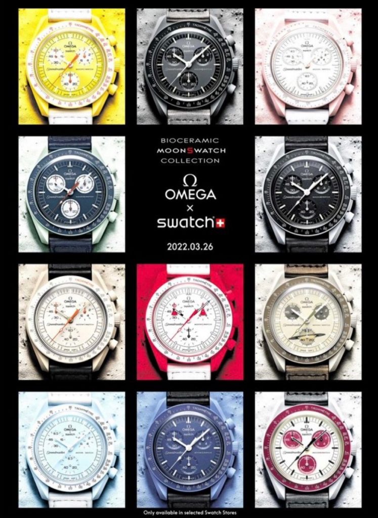 OMEGA × Swatch 『BIOCERAMIC MoonSwatch』の抽選販売受付が国内3月30 