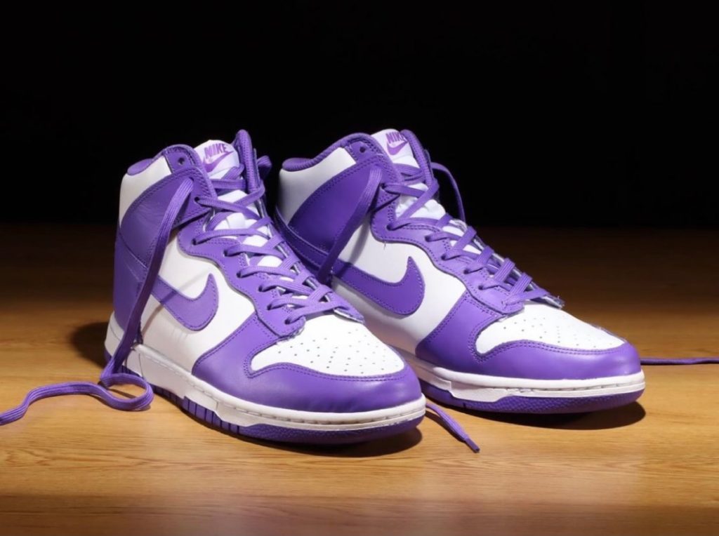 ダンクSBNIKE DUNK HIGH "COURT PURPLE" "LAKERS"