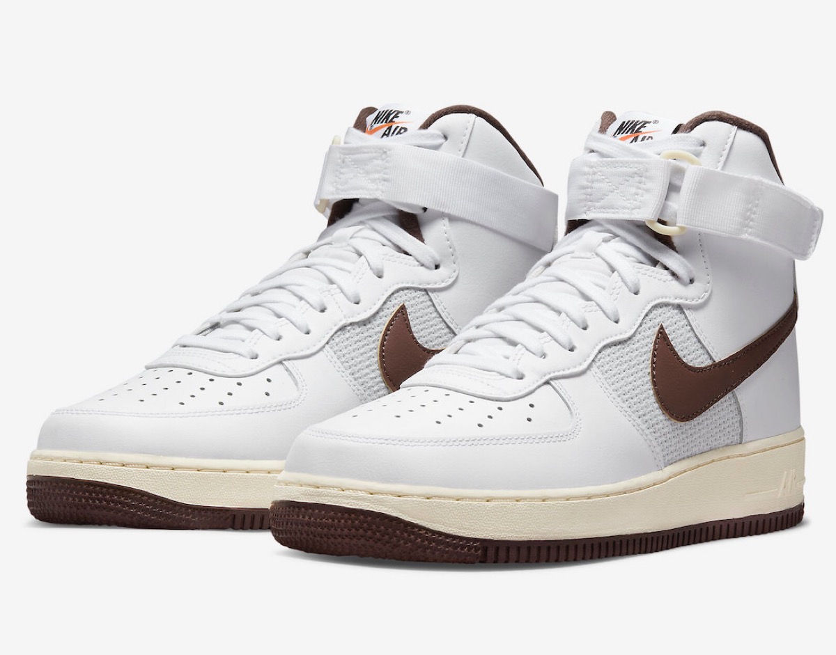 Nike Air Force 1 High '07 LV8 VTG “White and Light Chocolate”が