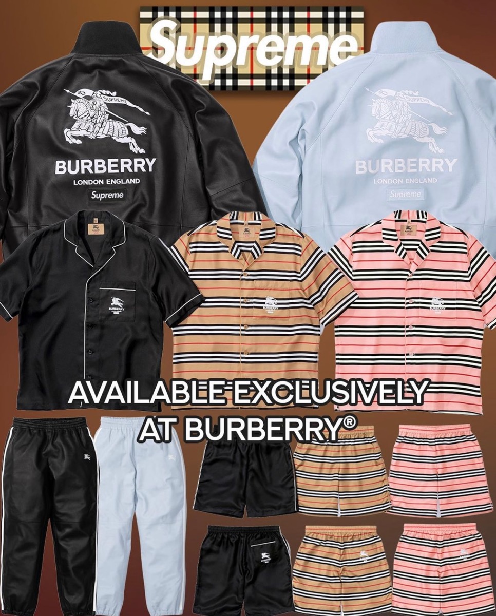 Supreme × Burberry 2022SS Week3が国内3月12日に発売予定【全商品一覧 
