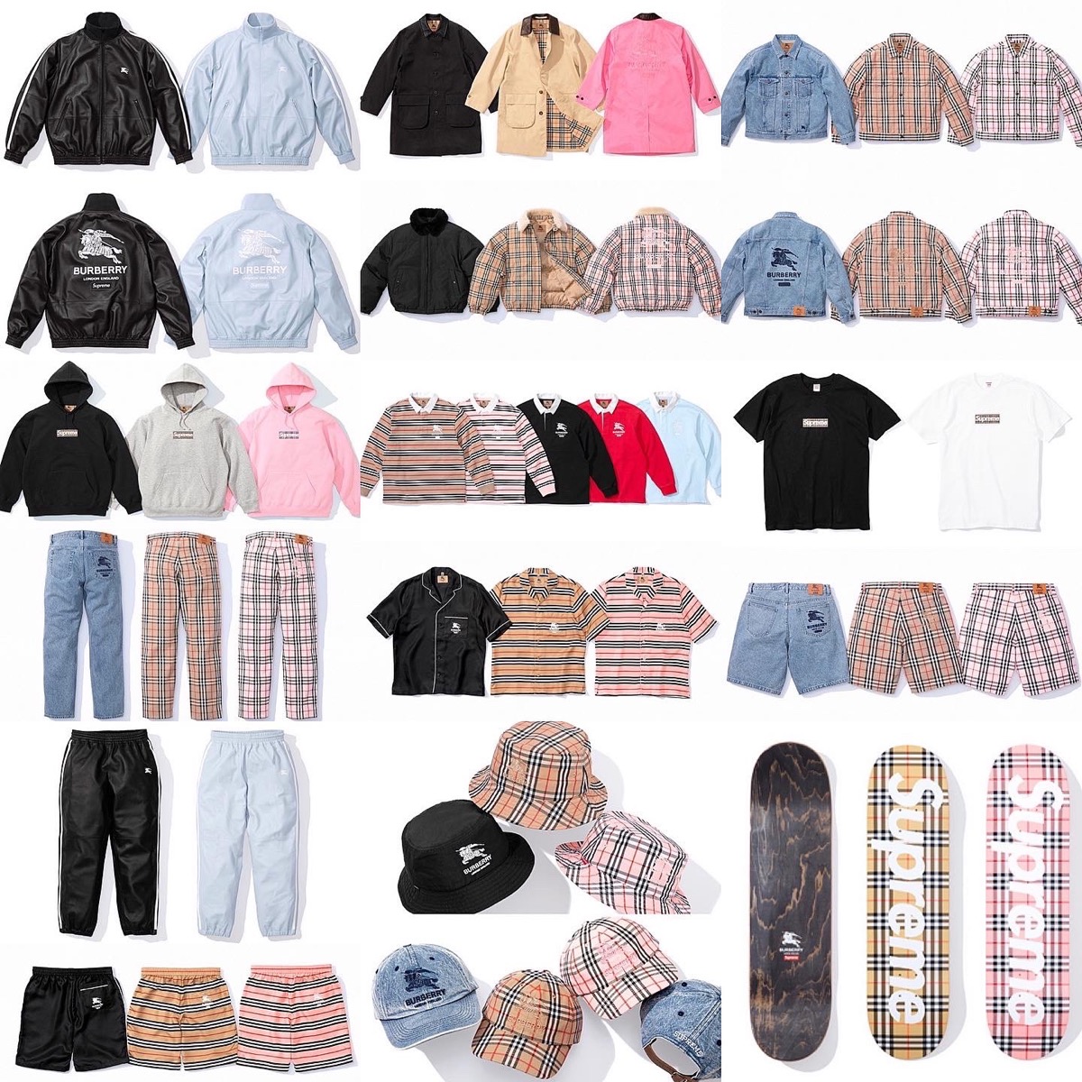 Supreme × Burberry SS Week3が国内日に発売予定全