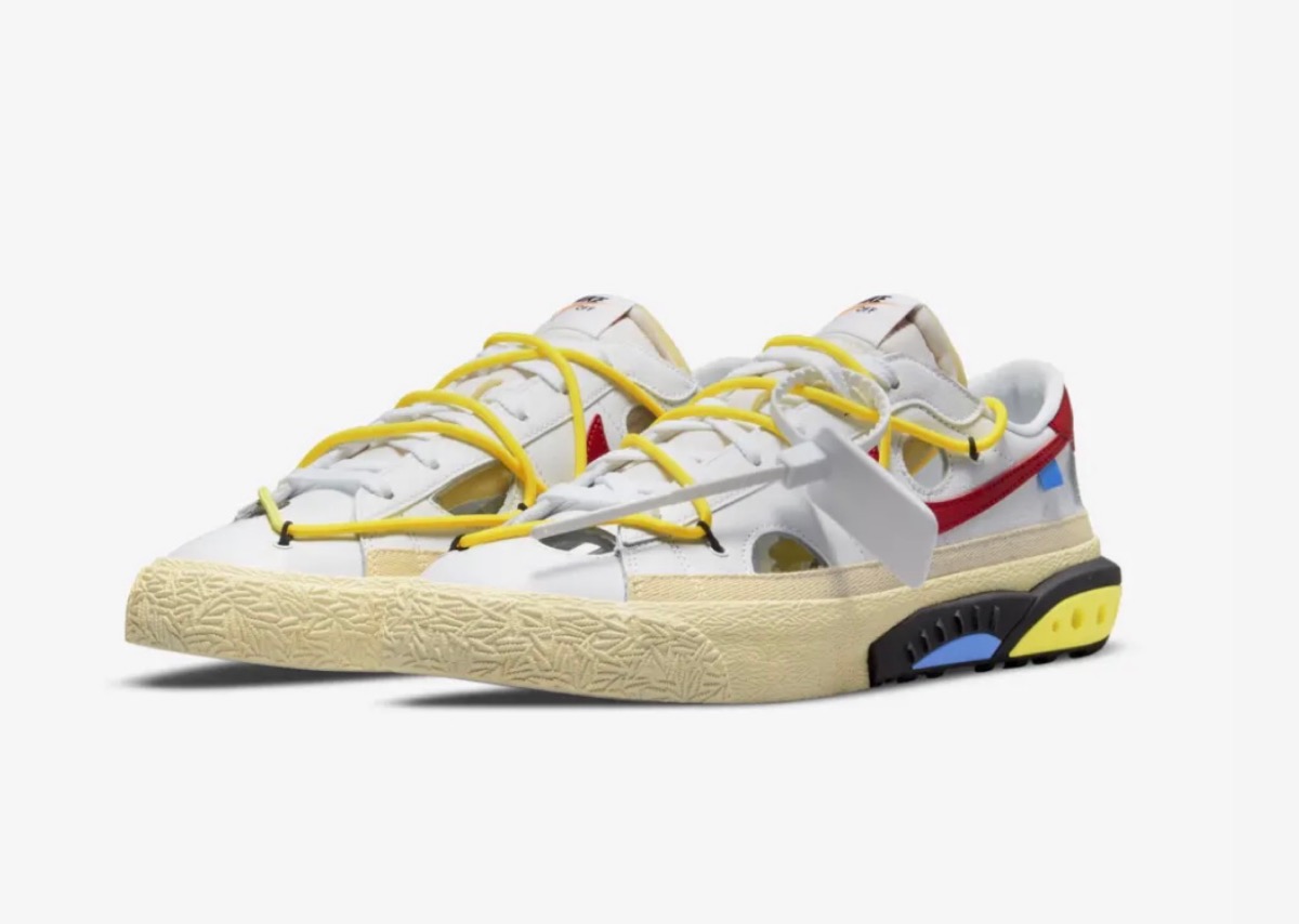 OFF-WHITE × NIKE BLAZER LOW 77 white 27