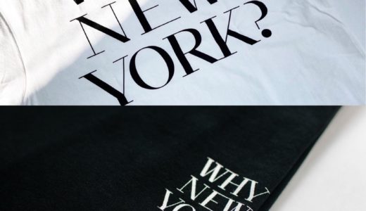 スニーカー旅人系YouTuber KENJIの手がける『Why New York?』の新作アイテムが3月18日に発売