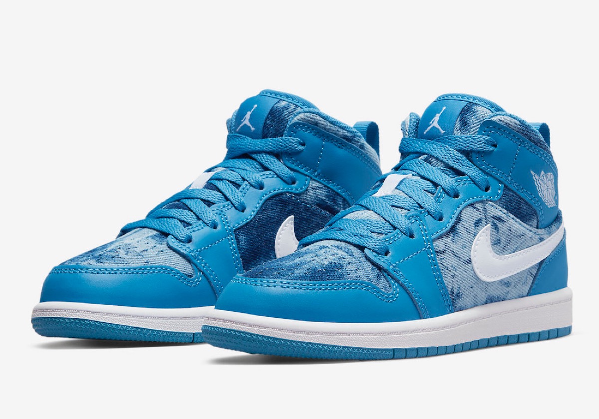 NIKE AIR JORDAN1 Mid ALT Washed Denim GS