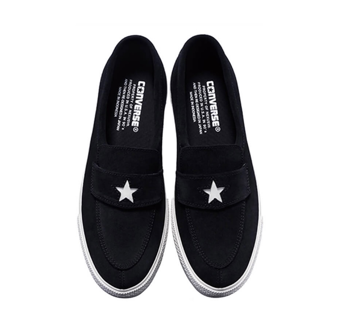 新品】27cm US8.5 NEXUSVII Converse Addict ONE STAR LOAFER BLACK