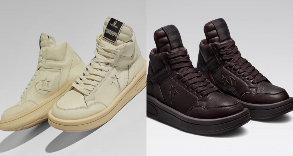 Rick Owens DRKSHDW × Converse 『TURBOWPN』の新色 “Clay” & “Egret