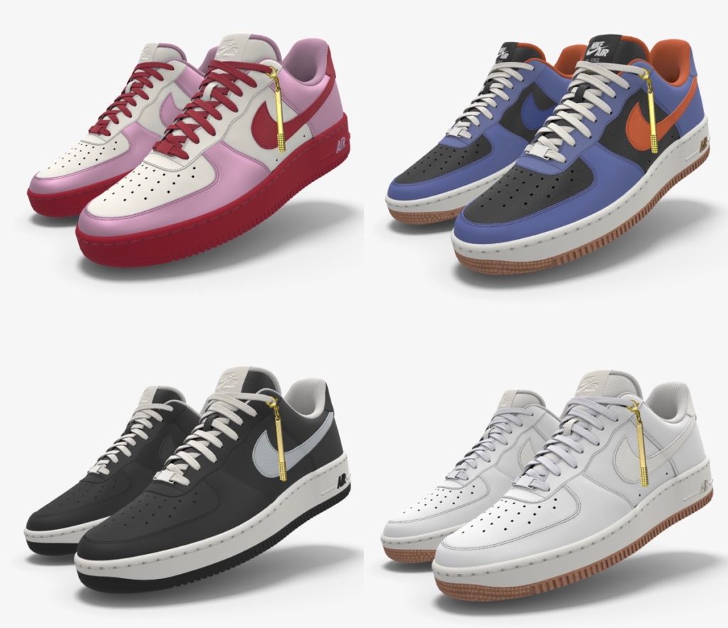 Nike】左右非対称カスタムも可能なAir Force 1 Unlocked By You