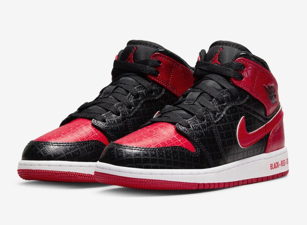 Air jordan 1 clearance mid black and red