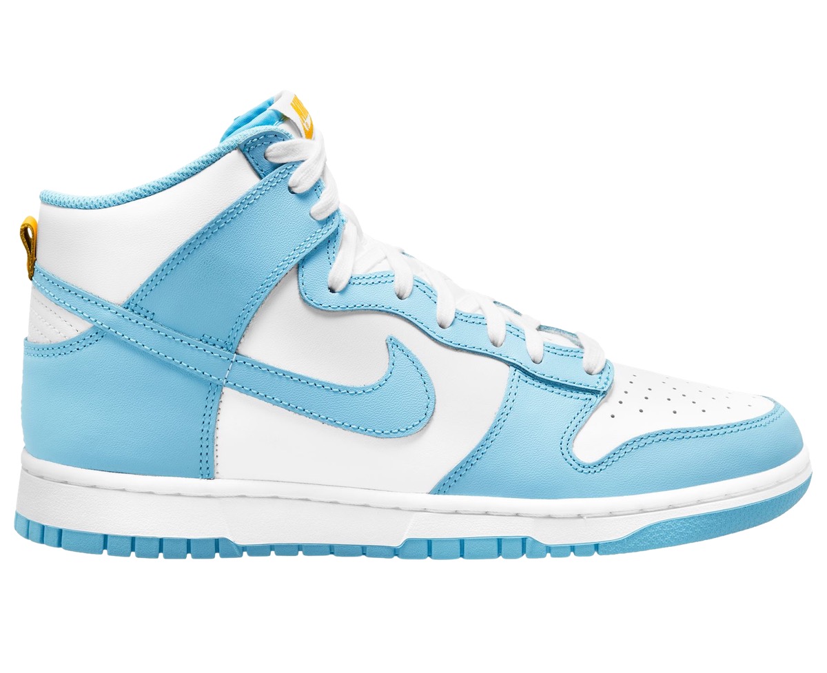 NIKE ナイキ スニーカー サイズ:27.0cm DUNK HI RETRO BLUE CHILL (DD1399-401) 2022年 ダンク ハイ レトロ ブルーチル ホワイト 青 白 US9 シューズ 靴 【メンズ】【K3586】