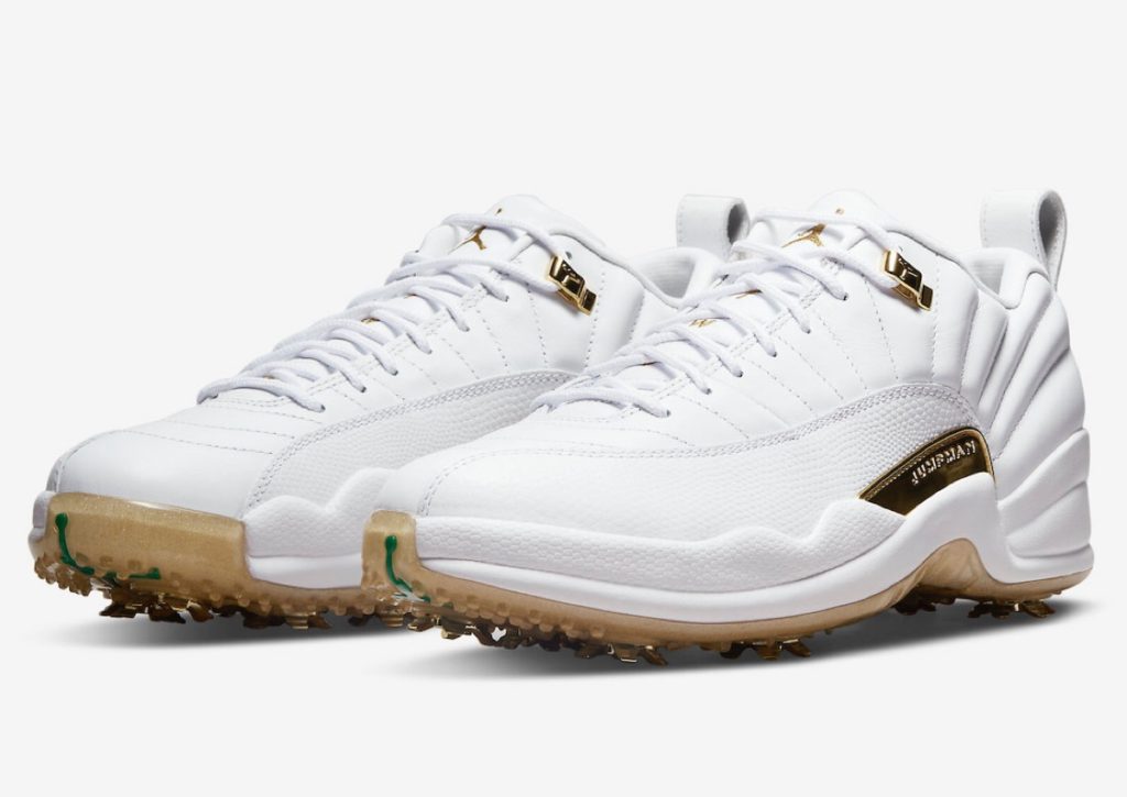 NIKEナイキAIR JORDAN12 LOW GOLF ゴールド 26.0cm-